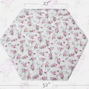 Moonsea Padded Mat Nap Activity Play Playpen Sleep Infant Toddler Floral Baby